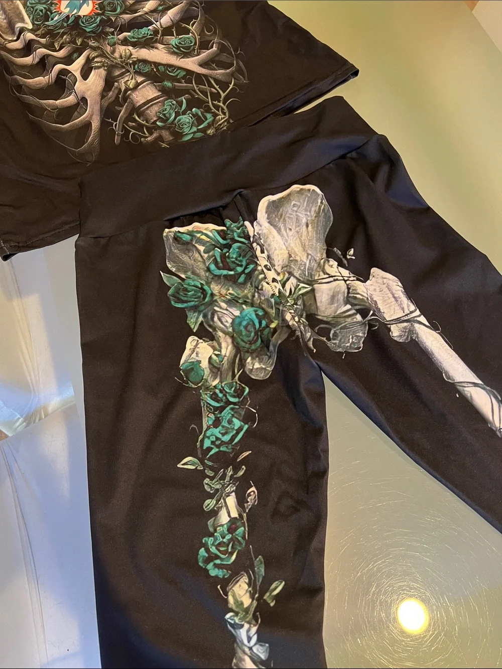 Halloween Skeleton Miami Dolphins Matching Set
